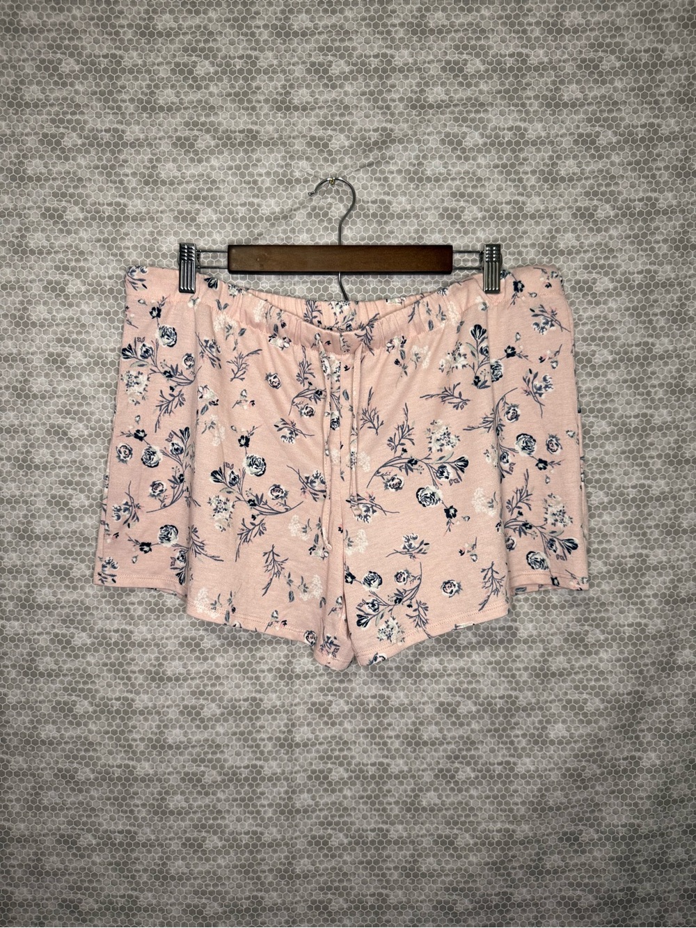 Lucky Brand Women Large Pink and Blue Pajama Shorts